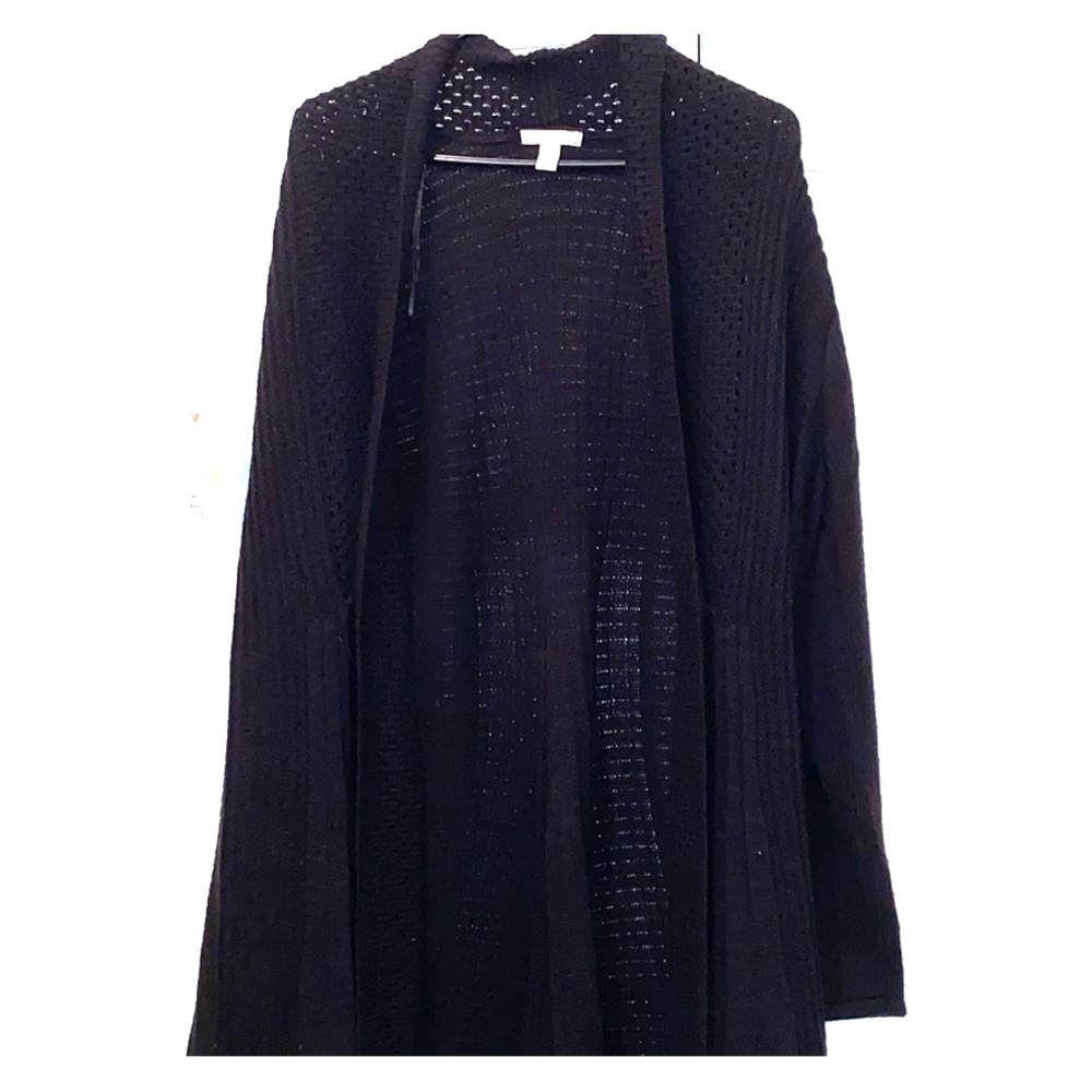 Black cardigan